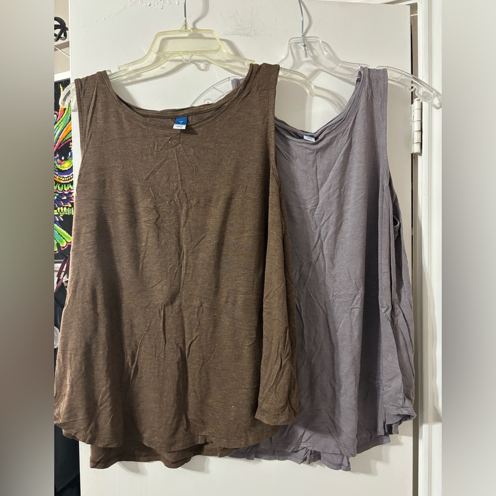Set of two Old Navy Luxe tank tops